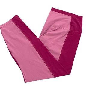 Athleta Plus Size Transcend Colorblock 7/8 Tight Leggings